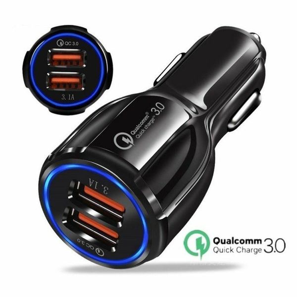 

qc 3.0 3.1a dual usb быстрая зарядное зарядное устройство высокоскоростное адаптер быстрого зарядного устройства для электроники мобильного
