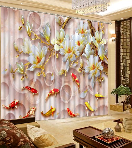 

3d waterfall scenery curtains window curtain living room modern style curtains for bedroom european