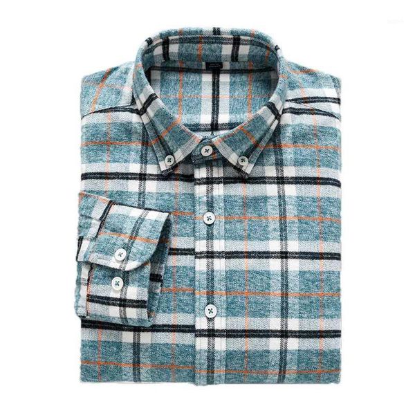 

aoliwen brand casual men's plaid shirt spring autumn flannel shirt fashion slim fit long sleeve cotton men's1, White;black