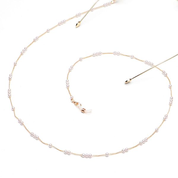 

fashion chic womens pearl eyeglass chains sunglasses reading beaded glasses chain lanyards neck strap rope cord charms jewelry h jllrjj