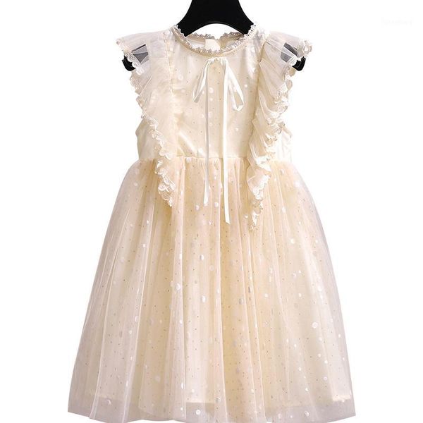 

girls dress lace summer dresses for girls kids children clothes fashion dress ball gown beige 2-9y1, Red;yellow