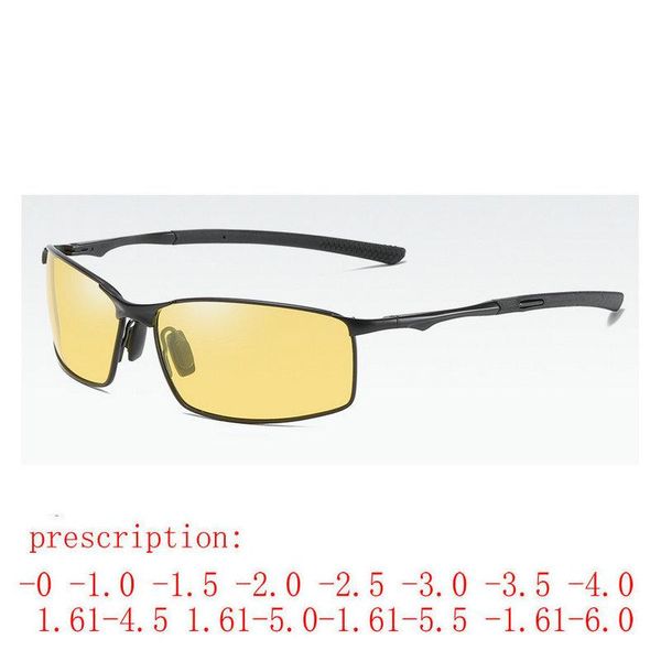 

sunglasses diopter finished myopia polarized men women nearsighted glasses prescription night vision driving goggles uv nx, White;black