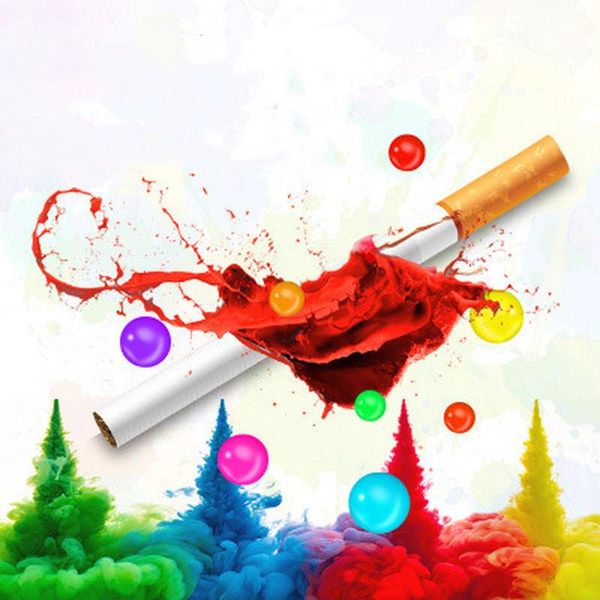 

new 25 pcs cigarette pops beads fruit flavour mint flavor cigarette holder men gifts cigarette holder filter wmtdai