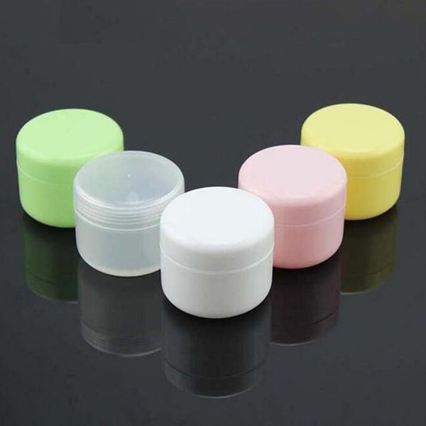 

storage bottles & jars 1 piece mini cosmetics beads empty jar lipstick container eyeshadow makeup cream round face bottle random color