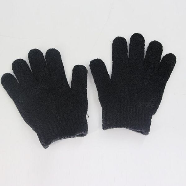 

factorybmx5fingers color black peeling exfoliating scrubber five tan removal mitts paddy soft fiber massage bath glove c
