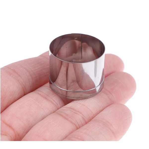 

5pcs/set stainless steel round polymer clay cutter molds diy pottery ceramic cutting mould d jllcpo