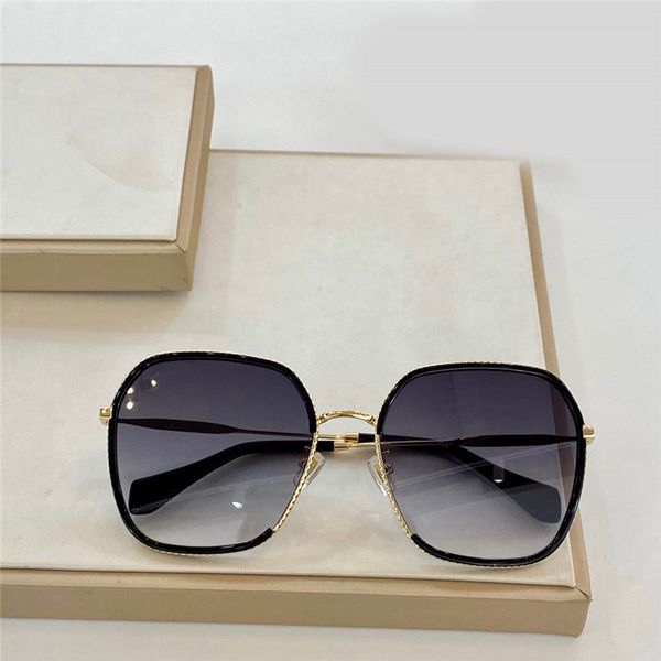 

027 new fashion sunglasses with uv 400 protection for women vintage square frame popular come with case classic sunglasses, White;black