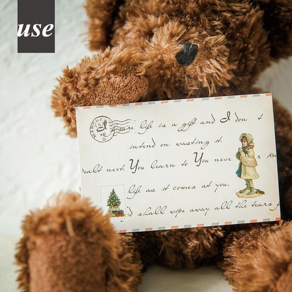 

30шт рождественские старые истории открытка в качестве вечеринок пригласительные открытки подарочные карты рождественские открытки 30шт рожд