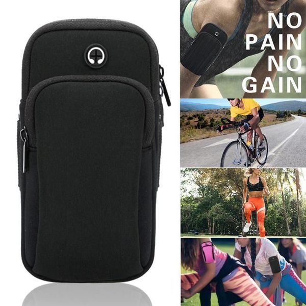 

outdoor bags universal sports phone holder armband case for samsung gym running bag arm band case1