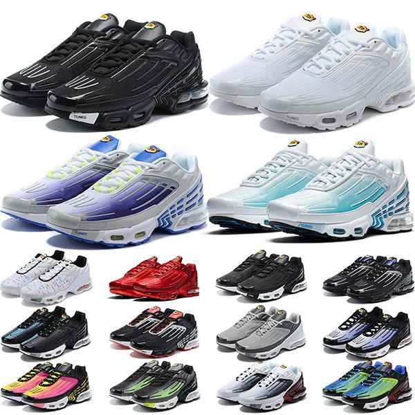 

tn plus se 3 кроссовки des chausures iii triple white black hyper blue green og сша neon mens womens trainers snowers sports