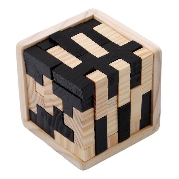 

creative 3d wooden cube puzzle ming luban interlocking educational toys for children kids brain teaser early learning toy