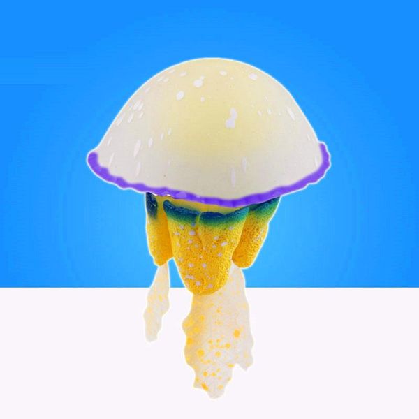 

new aquarium background decoration simulation luminous mushrooms aquarium fish tank luminous jellyfish decoration high quality