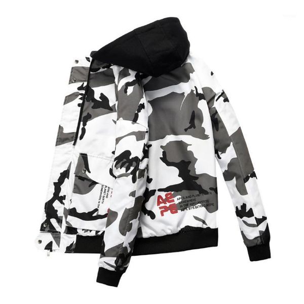 

autumn winter fashion jackets men camo male streetwear bomber jacket mens camouflage hip hop handsome outwear coats1, Black;brown