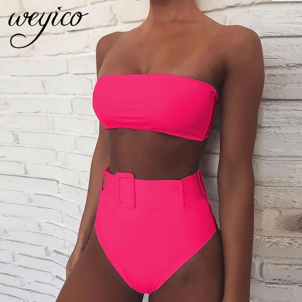 

swimwear women micro bikini set push up two piece bandeau swimsuit female animal bikinis thong leopard beach wear biquini1, White;black