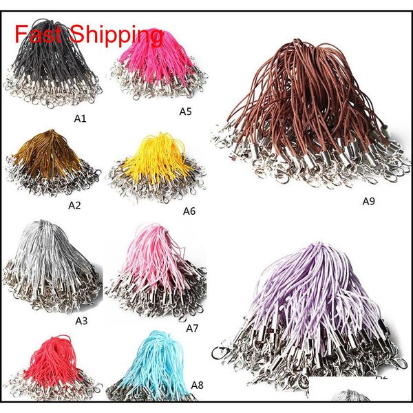 

200 pcs/lot polyester lanyard lariat cords lobster clasp rope keychains hooks mobile phone strap charms keyring bag accessories key qg 3nfho, Slivery;golden