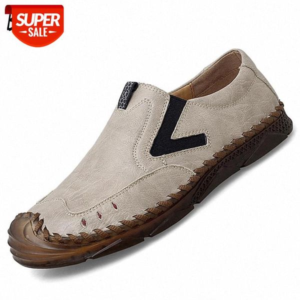 

men's loafers handmade leather men's casual shoes autumn comfortable mens designer shoes men classic zapatillas hombre 38-47 #i63e