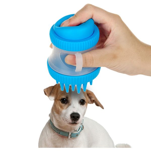 

sile dog bath brush pet comb spa shampoo massage brush shower pet comb for dogs cat cleaning tool pets f wmtzjf