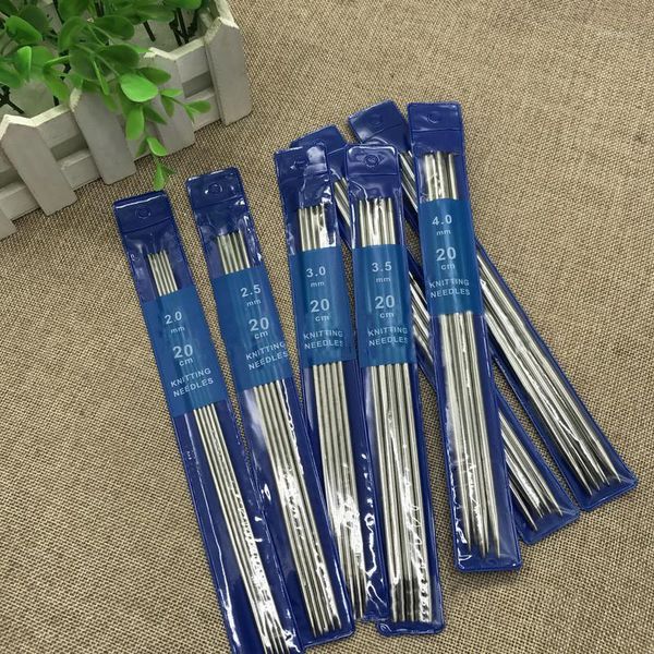 

35pcs/set 20cm straight knitting needles stainless steel crochet hooks for diy weave knitting tools sewing accessories1, Black