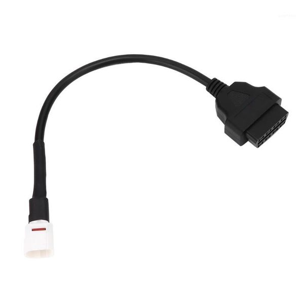 

4 pin to obd2 fault code reader motorcycle scanner diagnostic cable fit for1