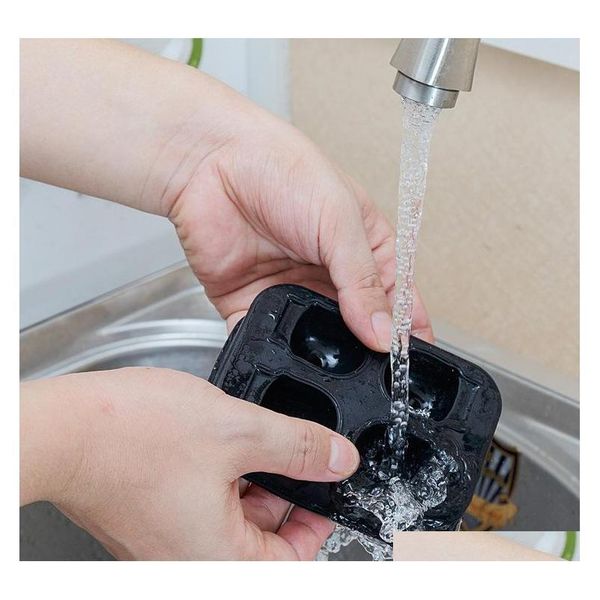 

cavity skull head 3d mold skeleton skull form wine cocktail ice sile cube tray bar accessories candy mould jllkwk dh_garden