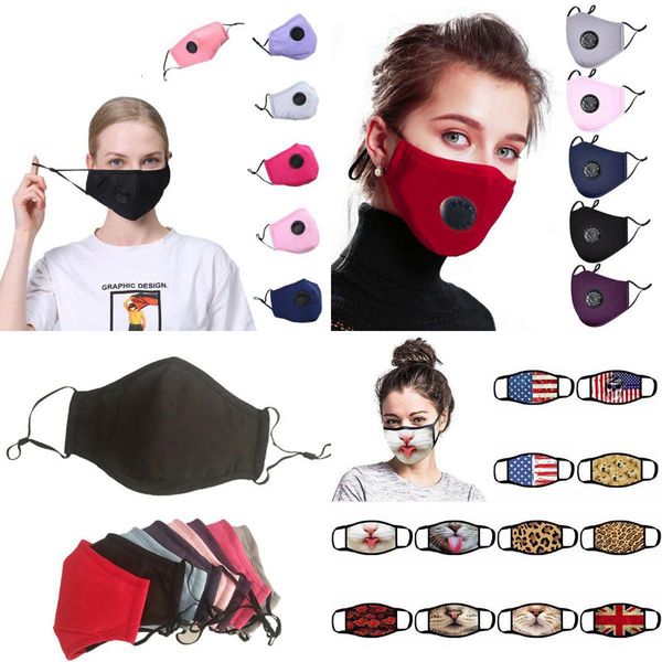 

mixed factory pm2.5 anti cotton mask multi-style dust adults kids camouflage reusable washable face masks ooa8214