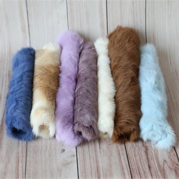 

baby pgraphy blanket real fur basket filler newborn p prop vintage natural rabbit fur mini blanket posing backdrop lj201208