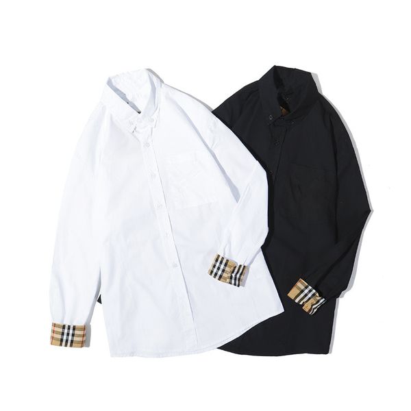 

korean handsome shirts for men new fashion long sleeve casual shirt hip hop streetwear man blouse, Black