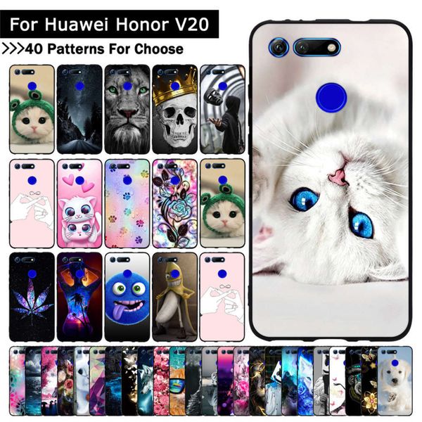 

sewqhuawei view v20 cartoon case, mobile phone honor v 20 6.4 inch color casevtrvgt