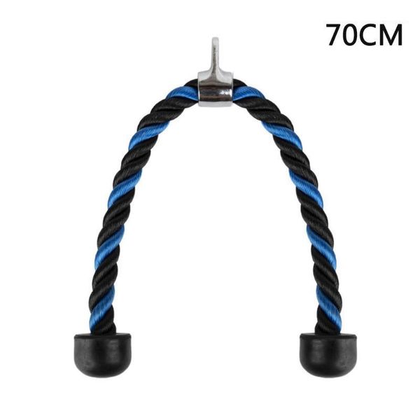 

resistance bands crunches body building double head professional pull down tricep rope home gym biceps laterals muscle training abdominal1