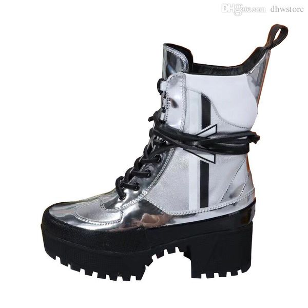 

designer womens winter warm boots classic bottines genuine leather suede high heels snow boots black brown half boots