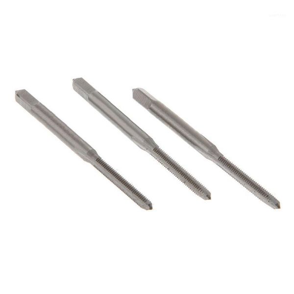 

3pcs thread tap ball bearing steel taper plug tap m3x0.5/m4x0.7/m5x0.8/m6x1.0 hss machine hand screw thread metric plug taps1