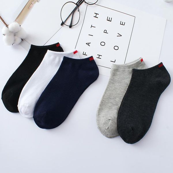 

2020 new black and white socks men short female low cut ankle socks for women man short chaussette femme summer boat1