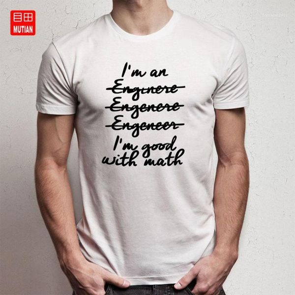 

men's t-shirts good with math funny gift for engineer t shirt1, White;black