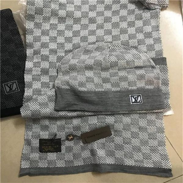 

selling fashion winter hat scarf set fashion striped scarf female hat set solid color tassel brand scarf knitted hat female set, Blue;gray
