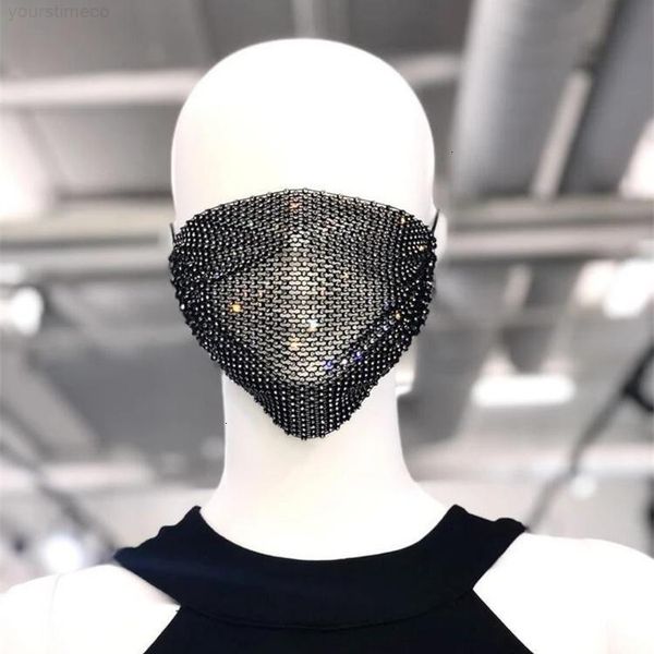

stone factory2021 party new rhinestone luxury bling mask for face