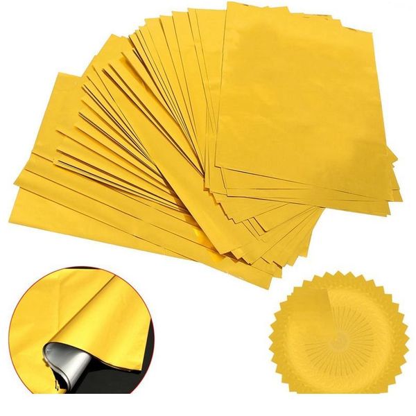 

50sheets a4 gold stamping transfer foil paper laminator laminating laser printer business card diy craft supplies jllnhb