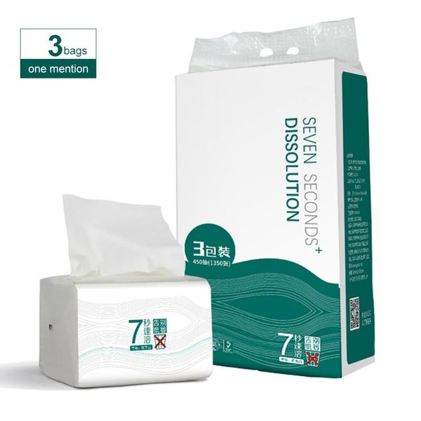 

3 пакет мгновенные бытовые ткани не блокируют туалет ткани бытовые ткани салфетки родная древесная целлюлозная кухня лицевая бумага csv jllv