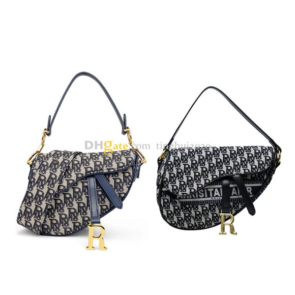 

ladies designer fashion high-quality saddle bag shoulder bag messenger bag handbag/multicolor options/gift box/in stock