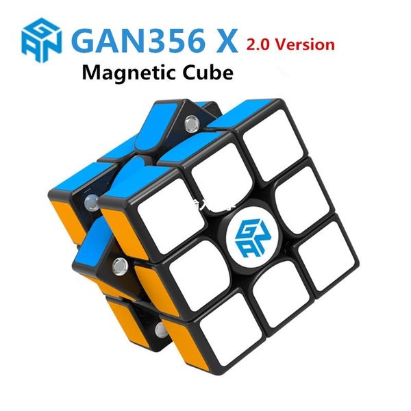 

gan 356 air sm x 3x3x3 magnetic puzzle magic cube professional gan356 x speed cube magico gan354 m magnets cube gan 356 r s y200428