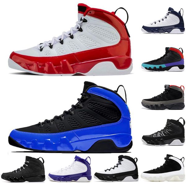 

men 9 9s basketball shoes classic dream it do it og space jam gym red sports mens sneakers trainer shoes 7-13, White;red