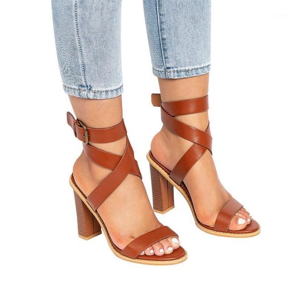 

dress shoes fashion leisure clear heels women sandals ankle strap high square summer casual buckle 2121 nice1, Black