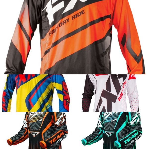 

motorcycle jerseys tracksuits moto xc gp mountain bike for fxr jersey bmx dh mtb t shirt clothes q1222, Gray