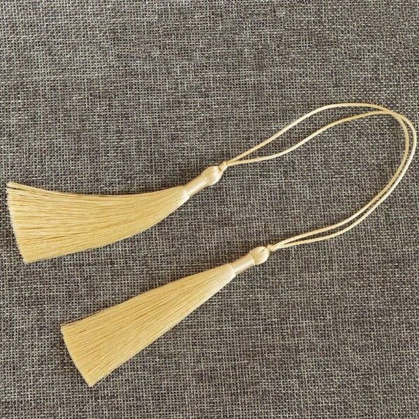 

5pcs rayon two head rope tape tassels home textile curtain garment clothing pendant craft tassels diy clothing decoration h jllyqp