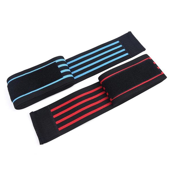 

new 180cm * 8cm weightlifting training gym knee wraps adjustable compression sleeves for crossfit fitness workout strength, Black;gray