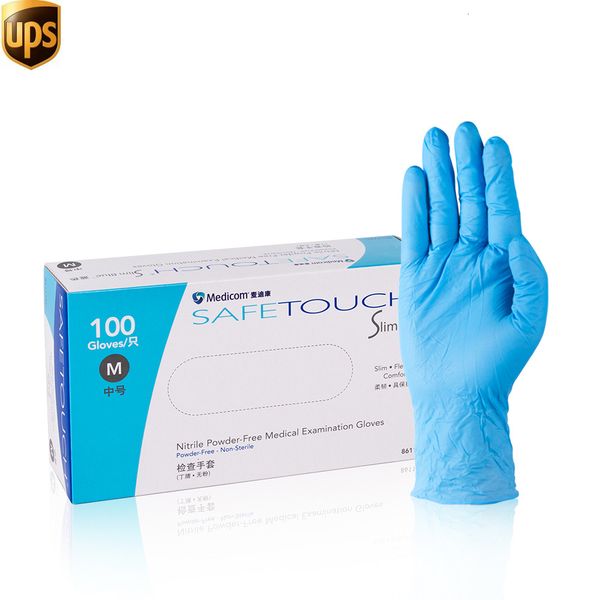 

nitrile disposable 3.5g food grade 100 examination pieces gloves