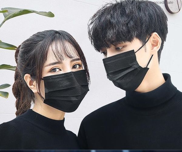 

meltblown shippingin mouth stock 1 pcs fast jason mask mascherine face masks nonwove 3 layer d615