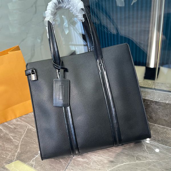 

2022 fashion black shopping bag briefcase designer handbags totes