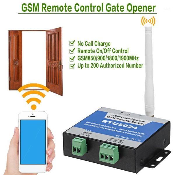 

gate opener 2g 3g gsm relay switch call door remote controller phone control door opener for smart home garage1