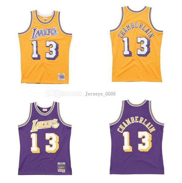 

men basketball los angeles lakers women kid abc 13 wilt chamberlain mitchell & ness 1971-72 hardwoods classics authentic jersey, Black;red