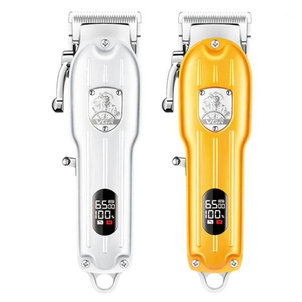 

professional barber clipper hair trimmer cordless electric shaver for men mower lcd display hair cutting machine beard razor1